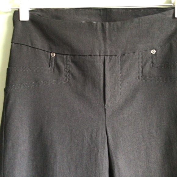 NWOT Simon Chang pull on black pants Sz 8 32” inseam - Picture 3 of 8